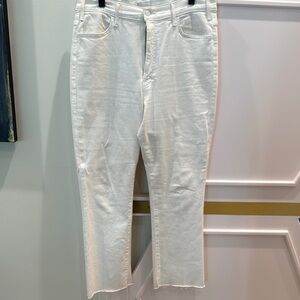 Mother White jeans. Size 33